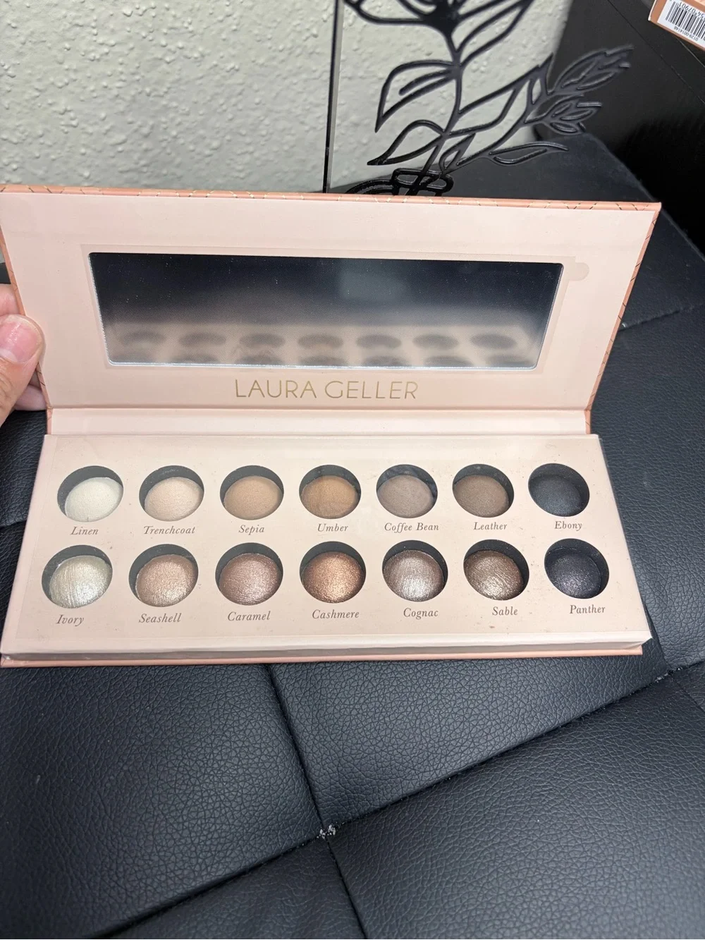 Laura Geller Peach Patterned Baked Eyeshadow Palette